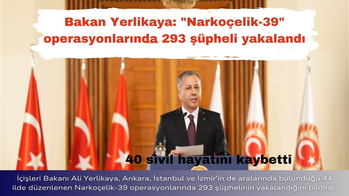 Bakan Yerlikaya: 