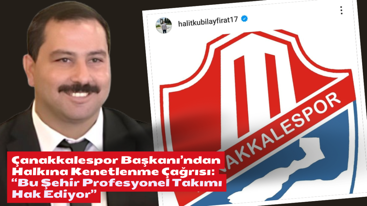 Çanakkale’de Futbol İçİn Kenetlenme Çağrısı