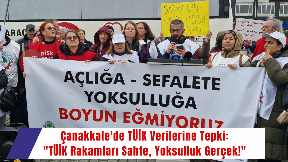 Çanakkale'de TÜİK Verilerine Tepki: 