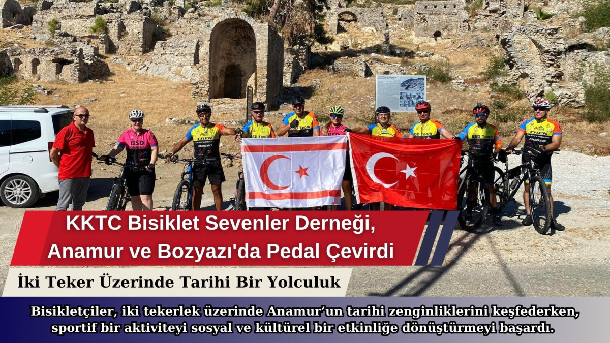 KKTC Bisiklet Sevenler Derneği, Anamur ve Bozyazı'da Pedal Çevirdi