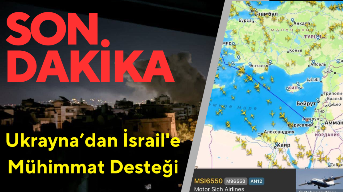 Ukrayna’dan İsrail'e Mühimmat Desteği